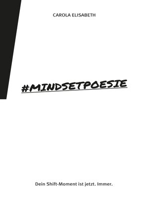 cover image of #Mindsetpoesie. Poesiebuch